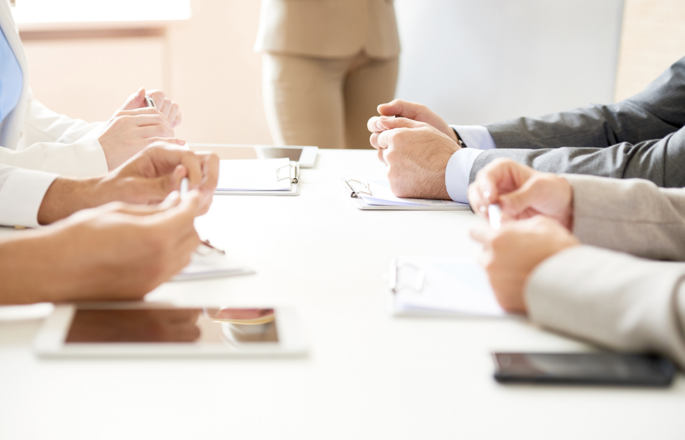 Minister Jonathan Attard at a meeting with GWU