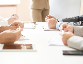 Minister Jonathan Attard at a meeting with GWU