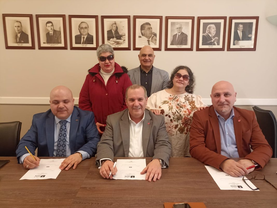 Il-GWU u l-UĦM jiltaqgħu mal-organizzazzjoni volontarja Visual Non Visual Network