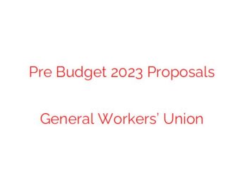 Pre Budget Proposals 2023