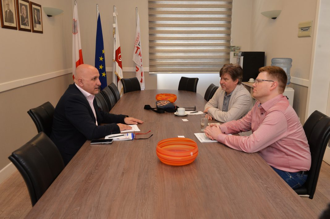 Caritas Augsburg of Germany Visits General Workers’ Union in Malta