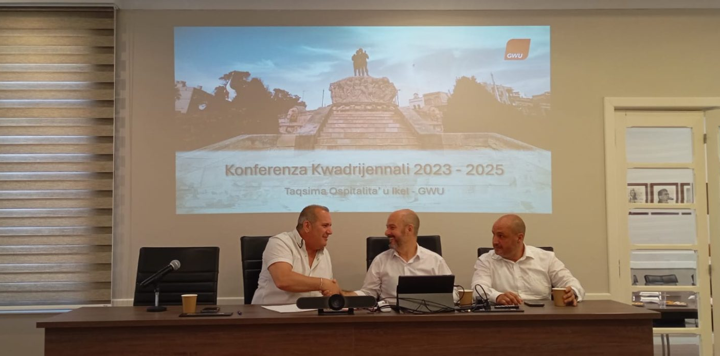 Kevin Abela kkonfermat Segretarju tat-Taqsima GWU Ospitalità u Ikel