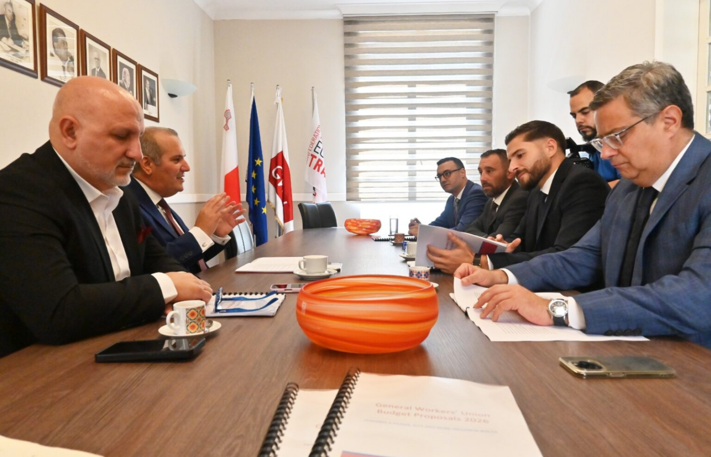 GWU Presents Budget 2026 Proposals to the Nationalist Party: “For a Fairer,<br>More Social and Inclusive Society”